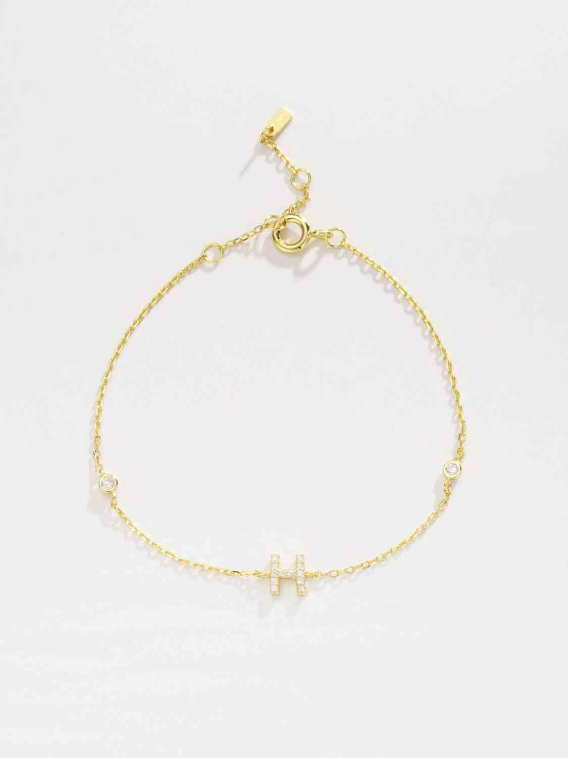 G To K Sterling Silver Bracelet