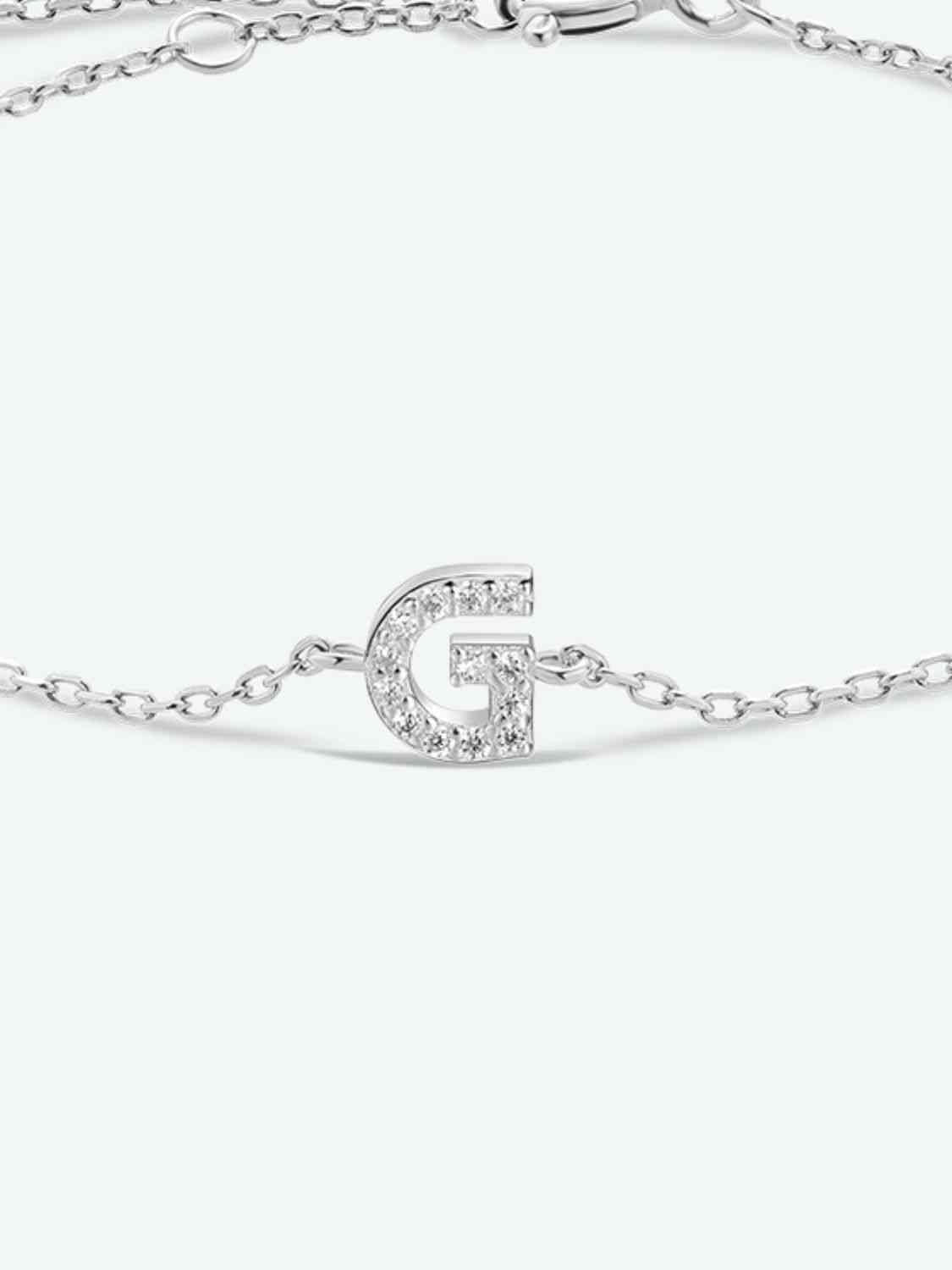 G To K Sterling Silver Bracelet