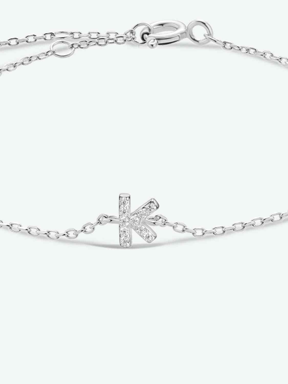 G To K Sterling Silver Bracelet