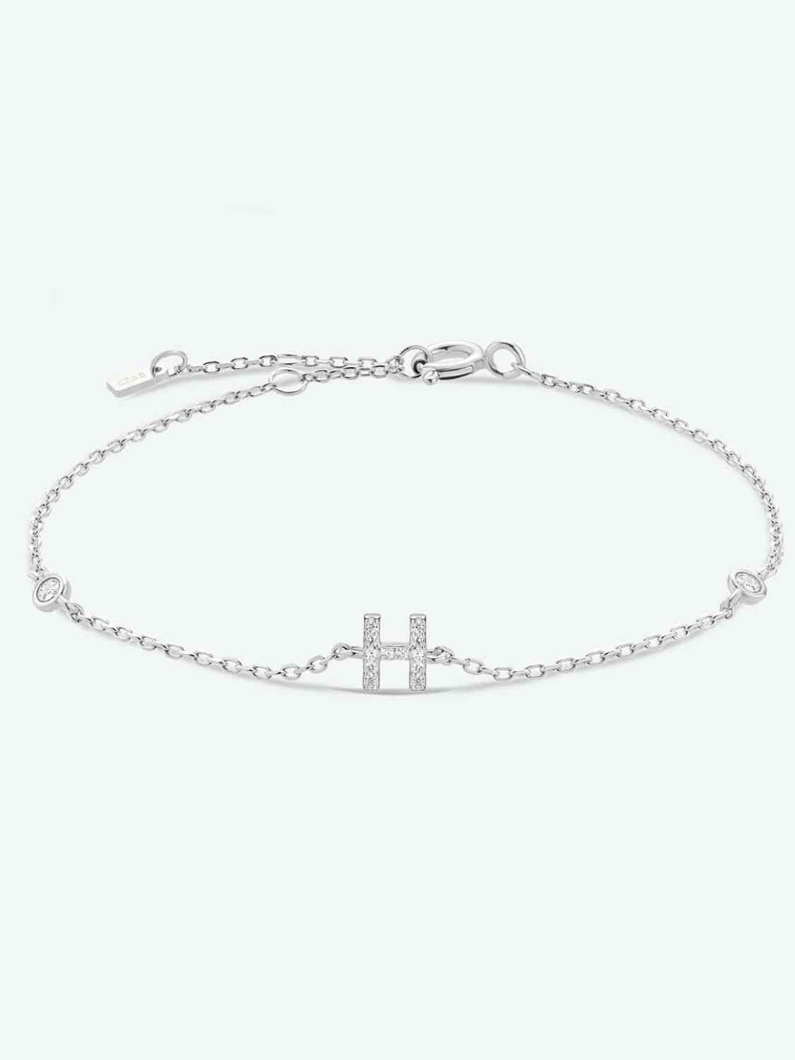 G To K Sterling Silver Bracelet