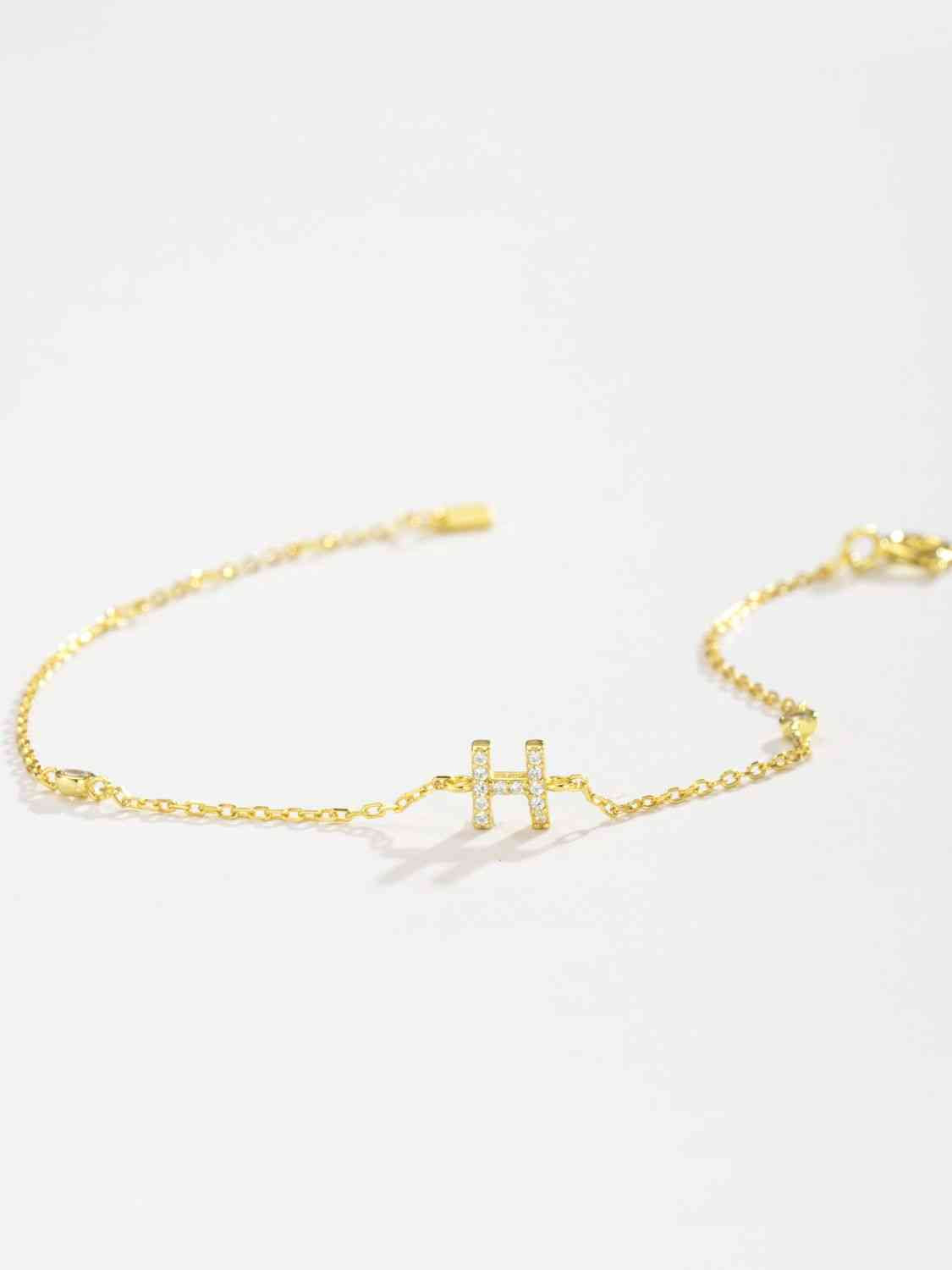 G To K Sterling Silver Bracelet