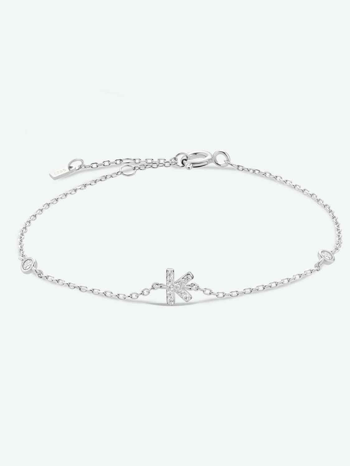 G To K Sterling Silver Bracelet