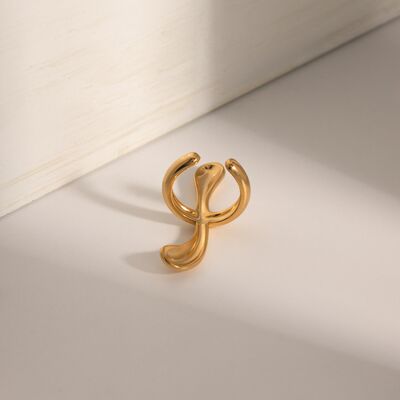 18K Gold-Plated Stainless Steel Cuff Earring