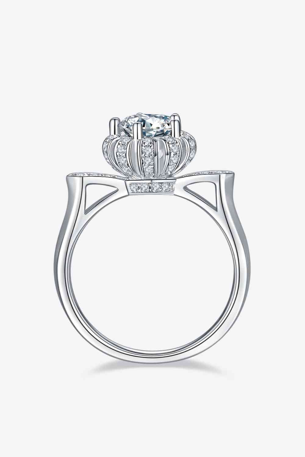 1 Carat Moissanite Ring