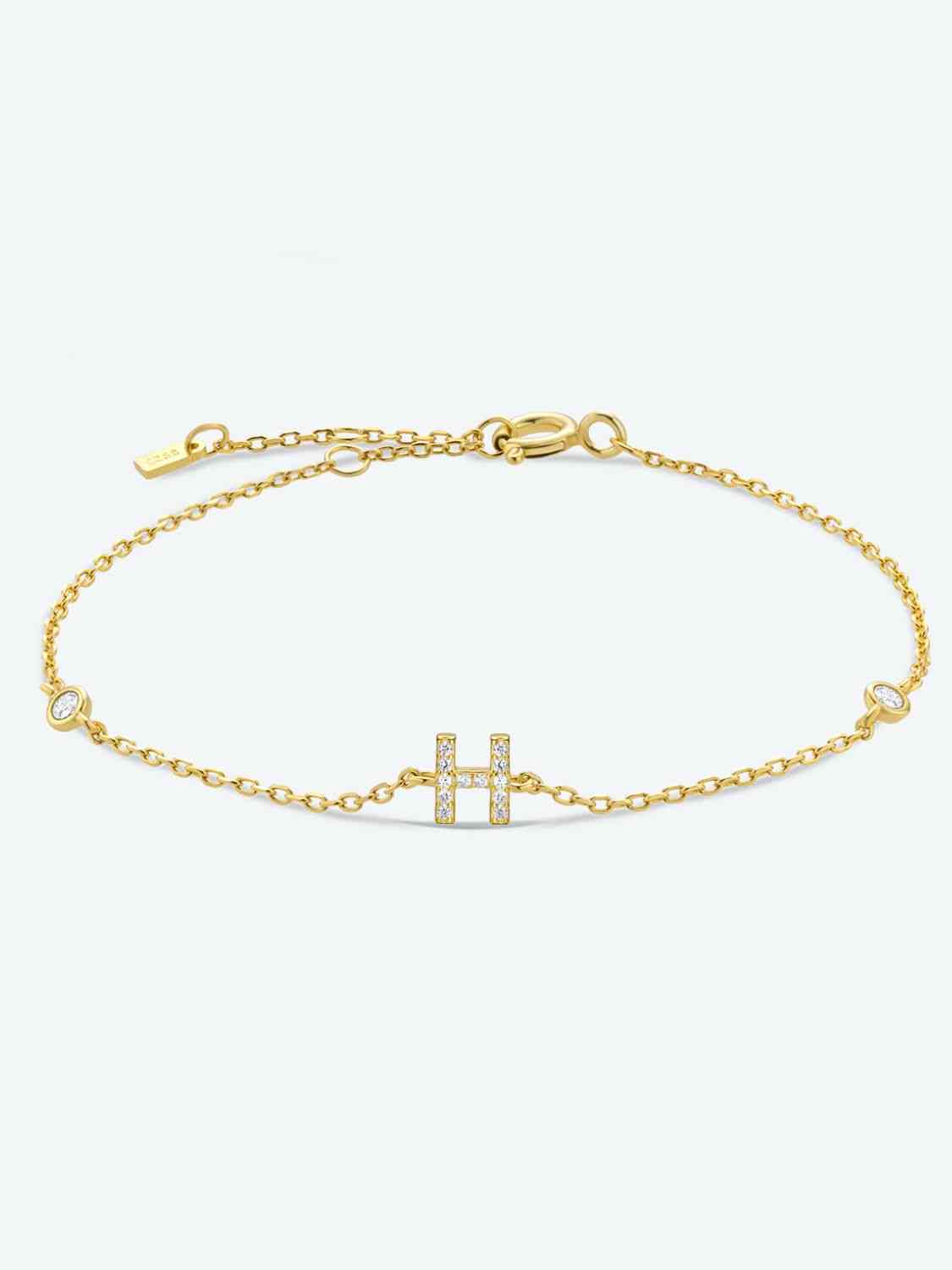 G To K Sterling Silver Bracelet
