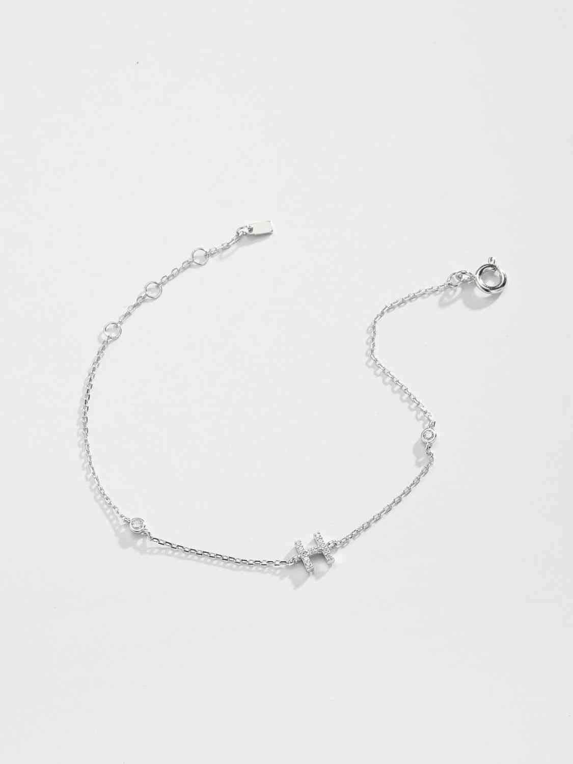 G To K Sterling Silver Bracelet