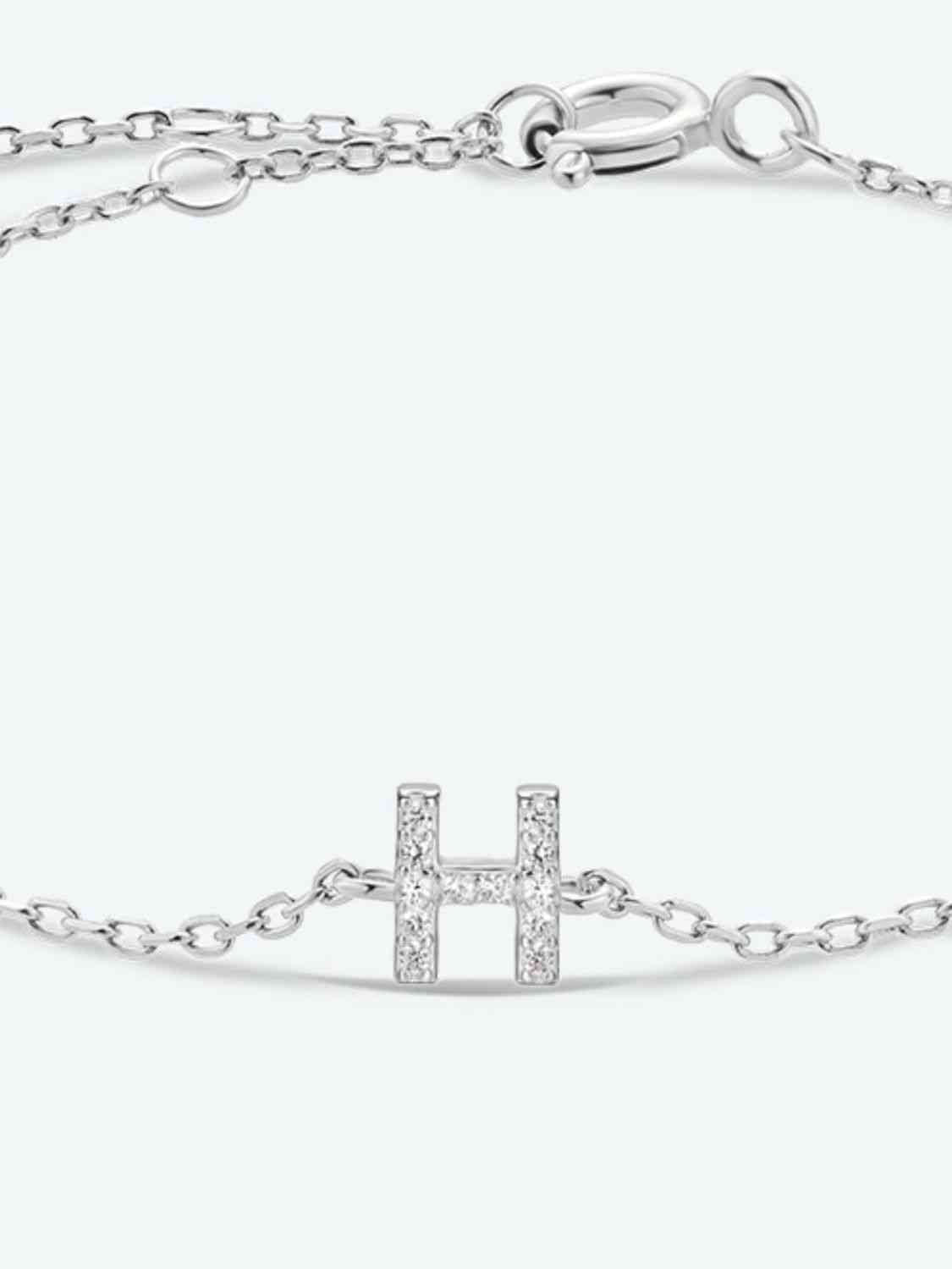 G To K Sterling Silver Bracelet