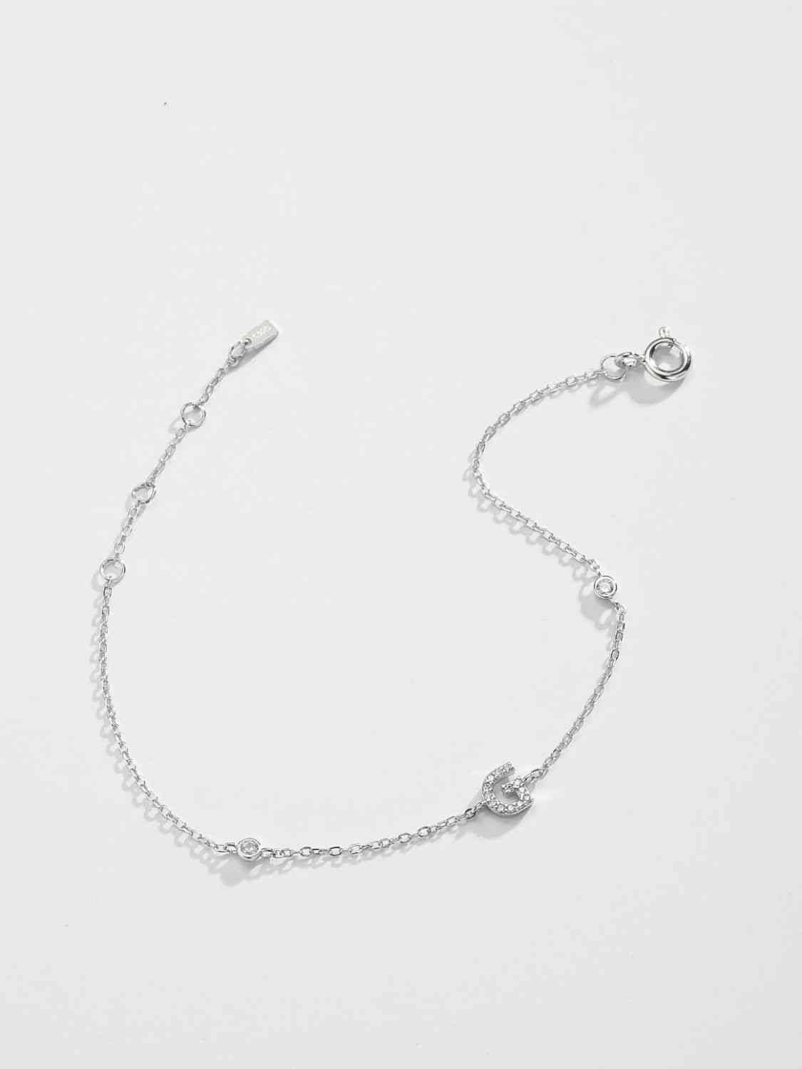 G To K Sterling Silver Bracelet