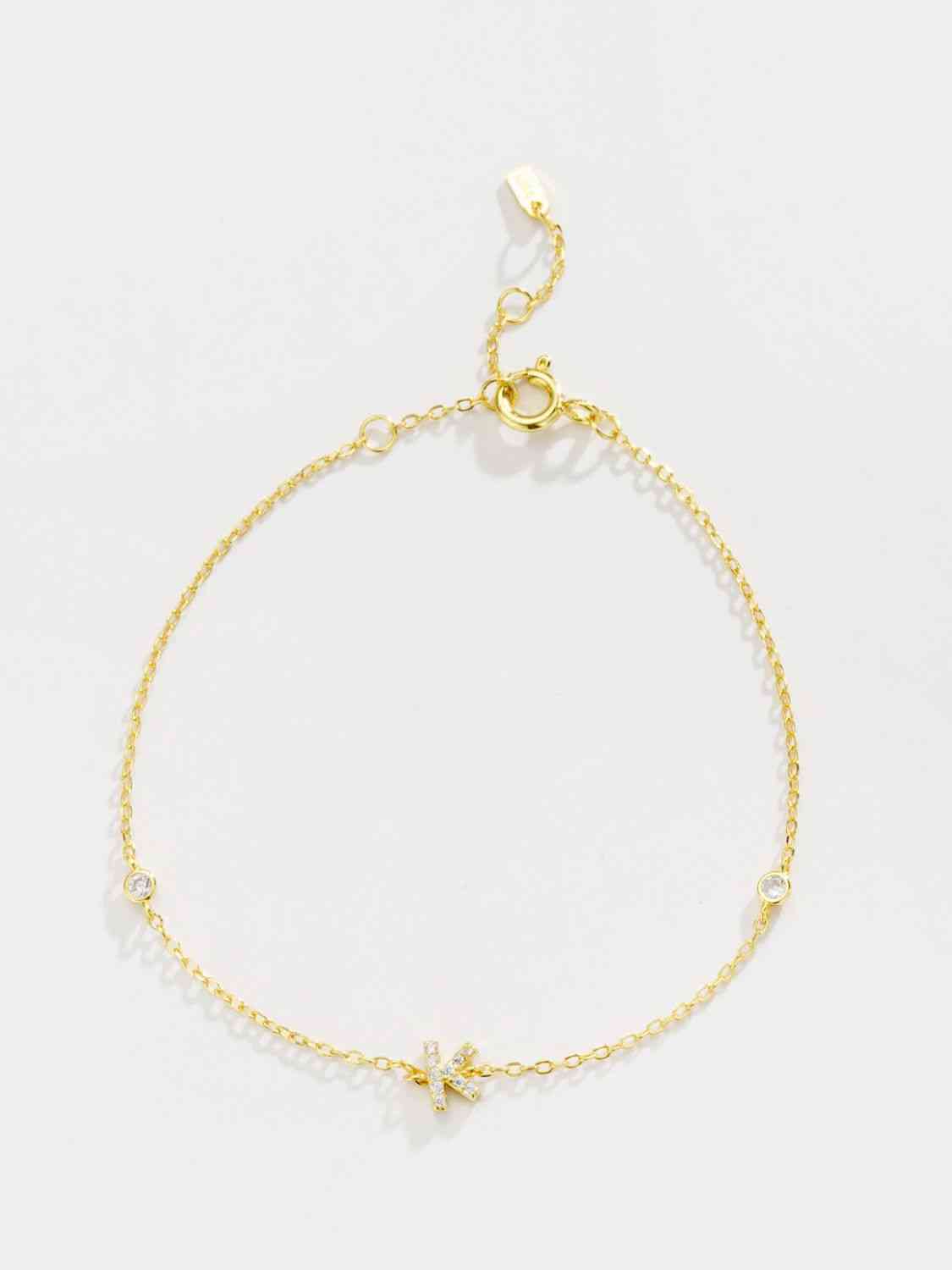 G To K Sterling Silver Bracelet