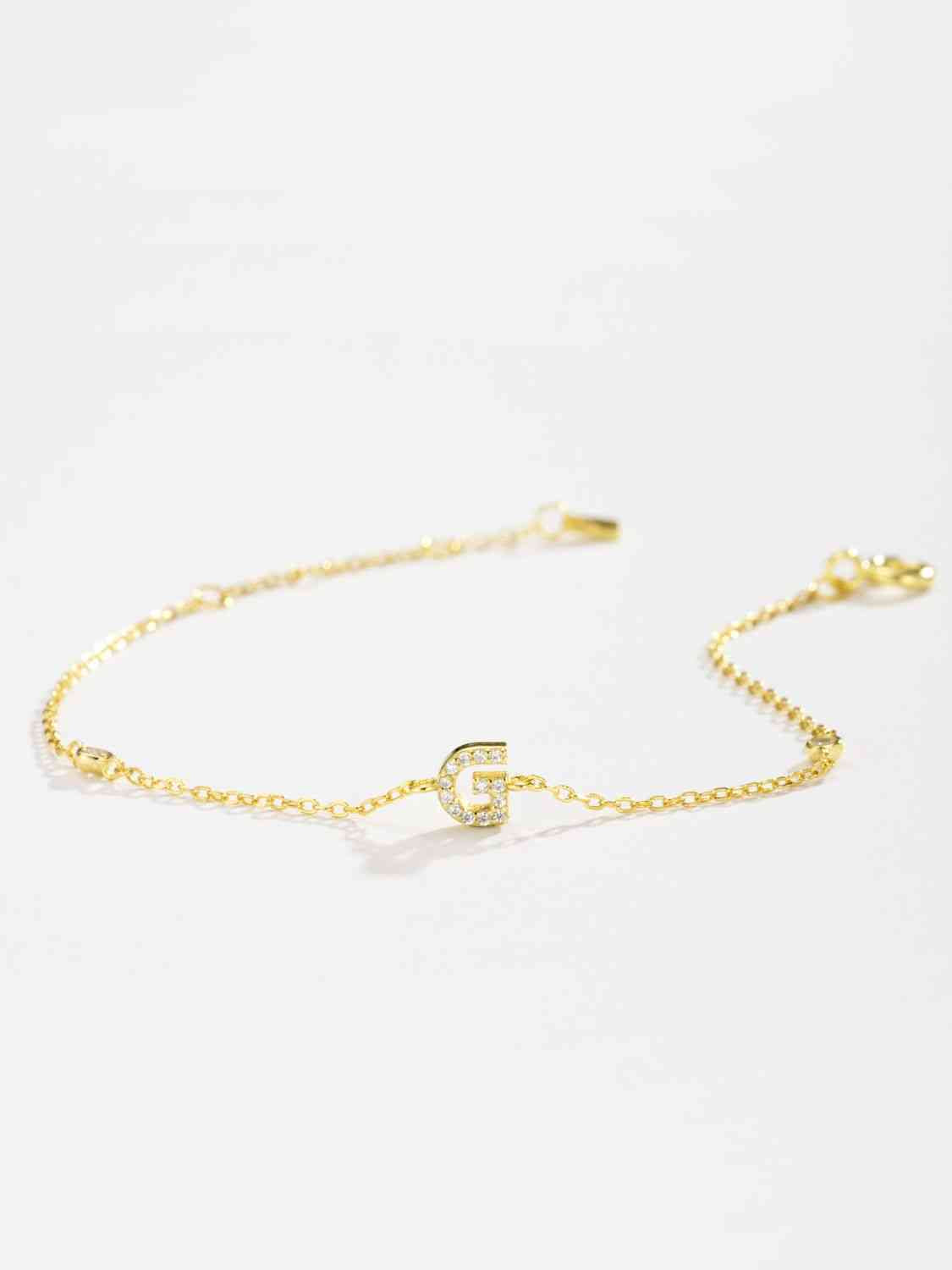 G To K Sterling Silver Bracelet