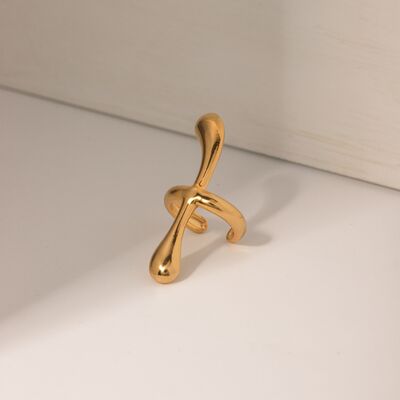 18K Gold-Plated Stainless Steel Cuff Earring