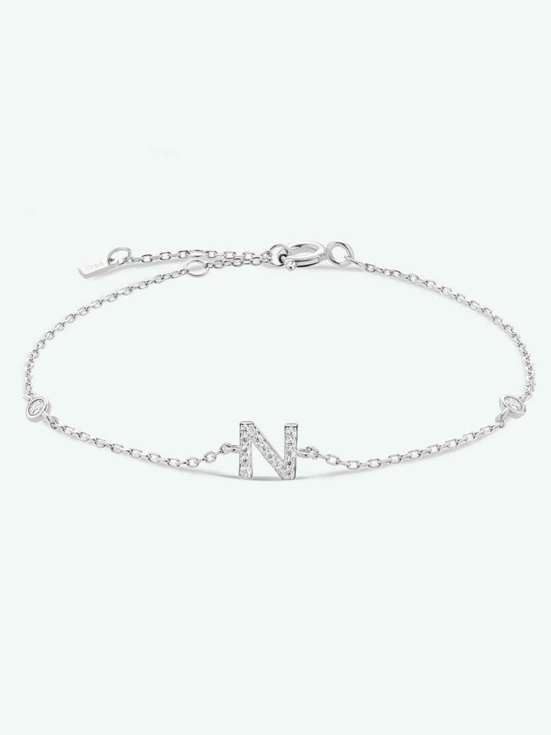 L To P Sterling Silver Bracelet