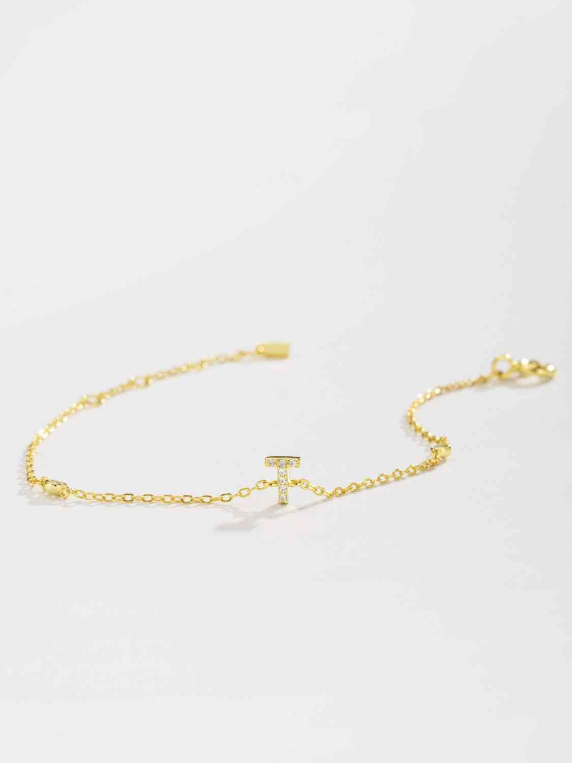 Q To U Sterling Silver Bracelet