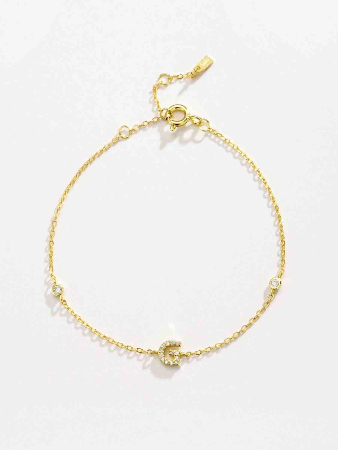 G To K Sterling Silver Bracelet