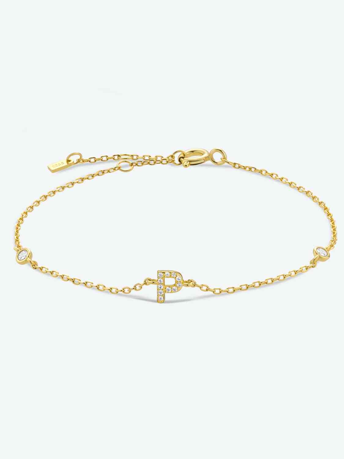L To P Sterling Silver Bracelet