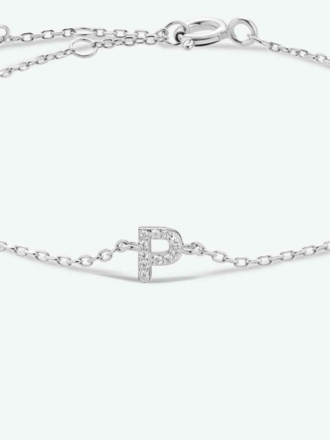 L To P Sterling Silver Bracelet