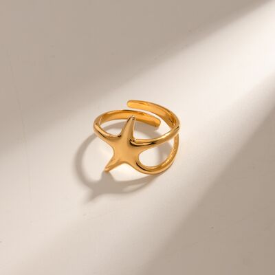 18K Gold-Plated Star Ring