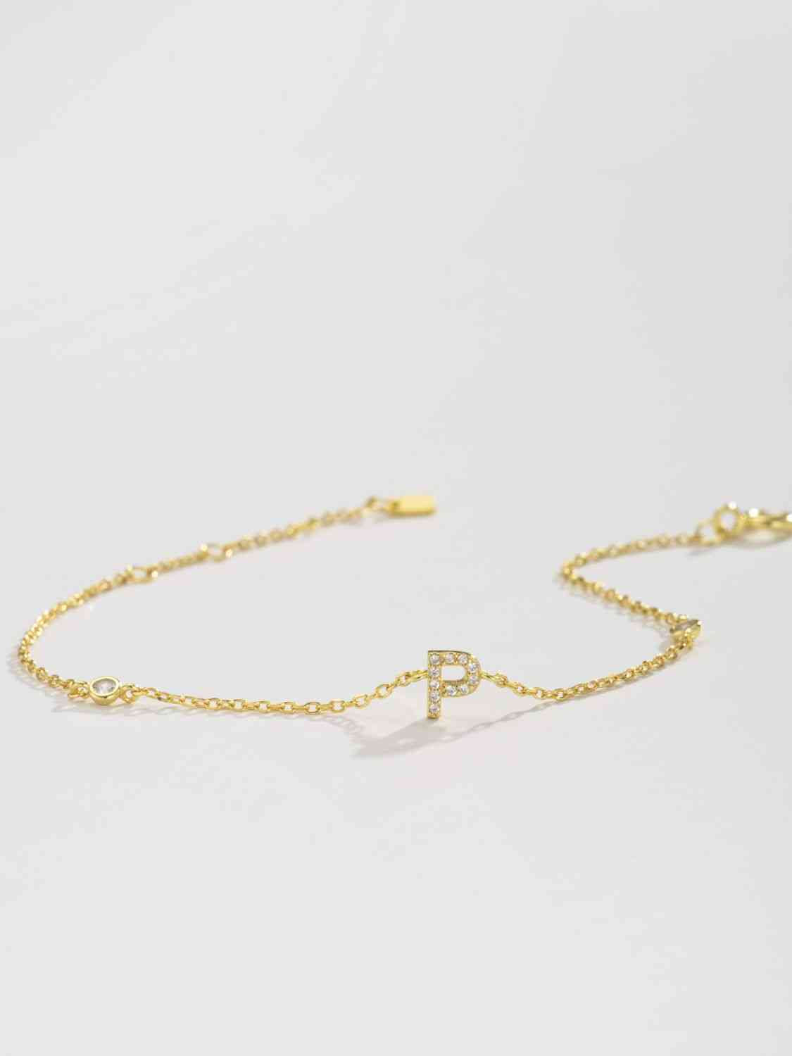 L To P Sterling Silver Bracelet