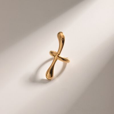 18K Gold-Plated Stainless Steel Cuff Earring