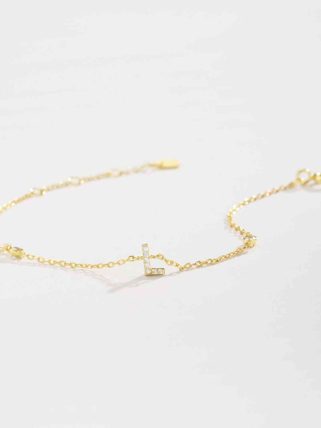 L To P Sterling Silver Bracelet
