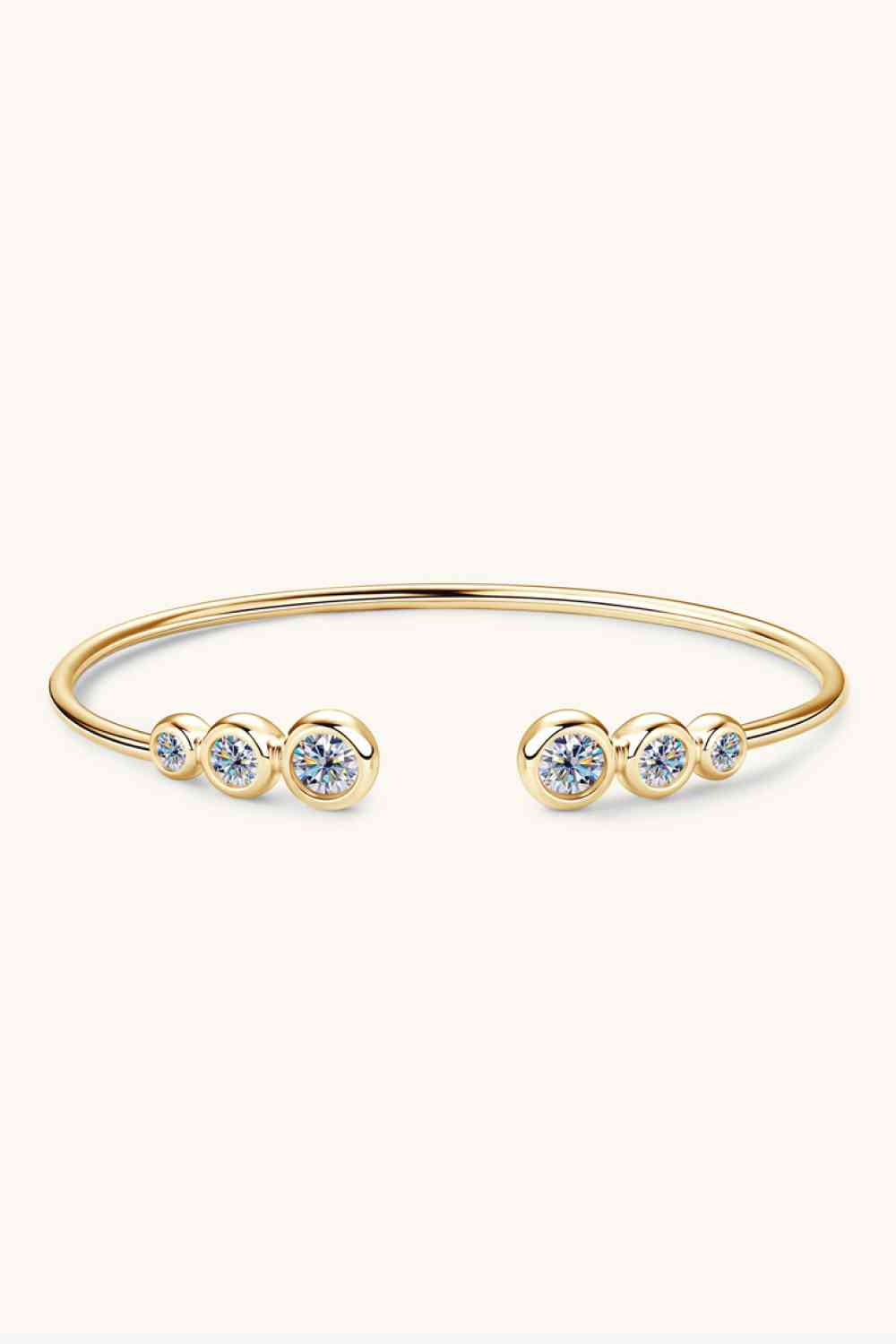 1.8 Carat Moissanite Sterling Silver Bracelet