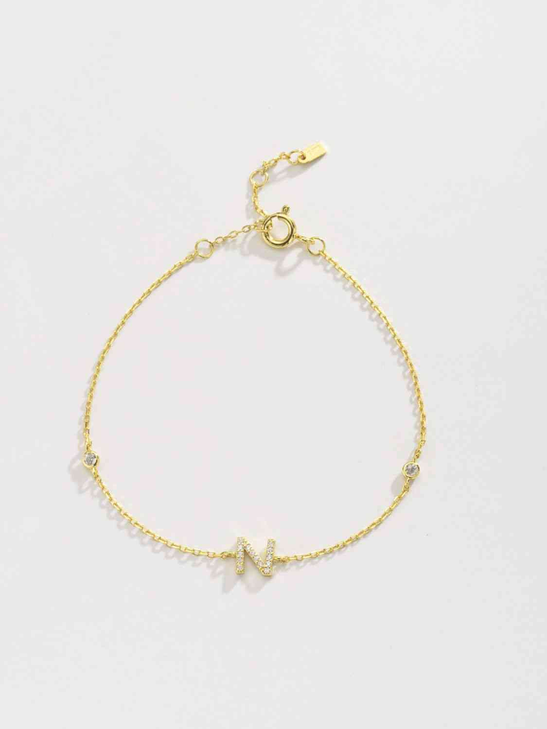 L To P Sterling Silver Bracelet