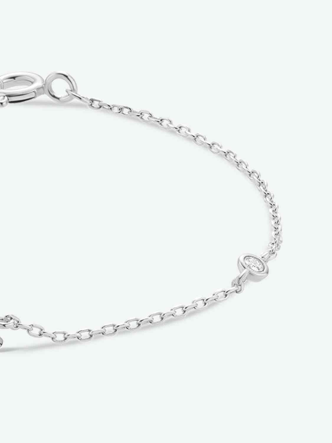 Q To U Sterling Silver Bracelet