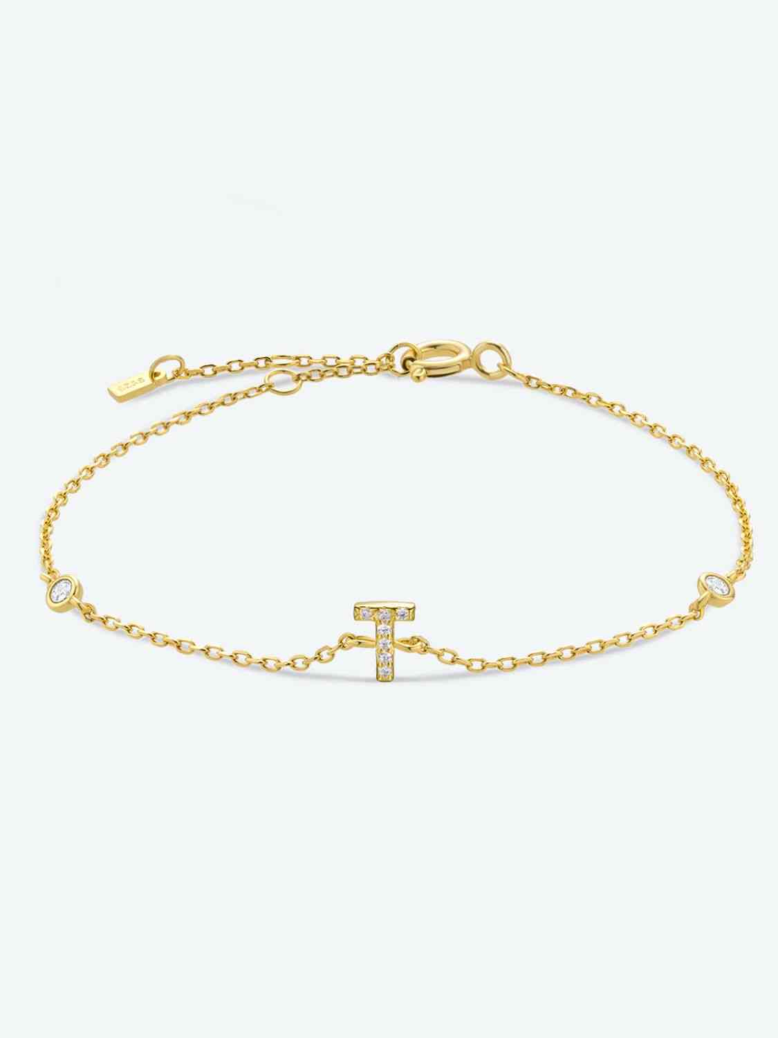 Q To U Sterling Silver Bracelet