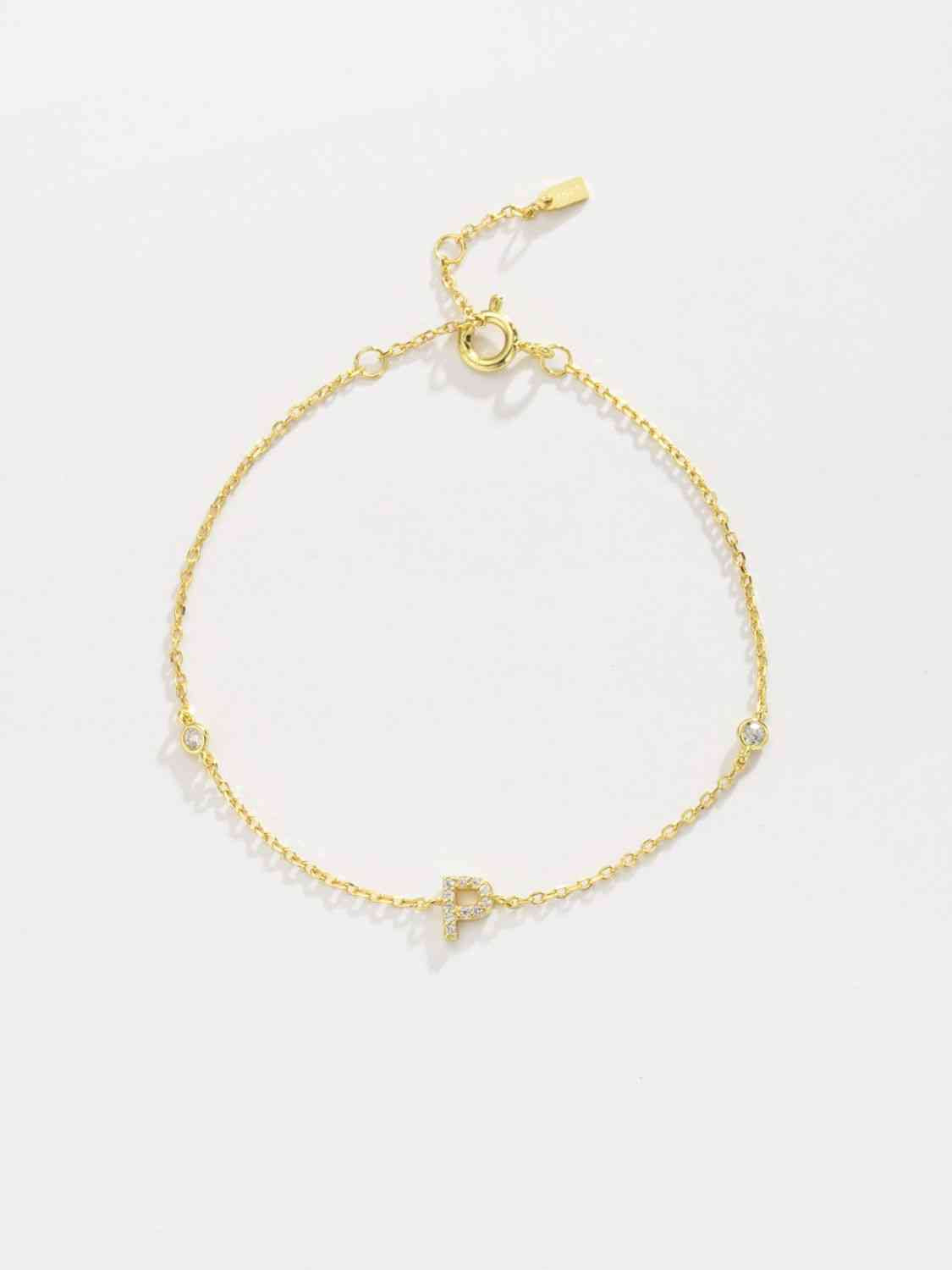 L To P Sterling Silver Bracelet