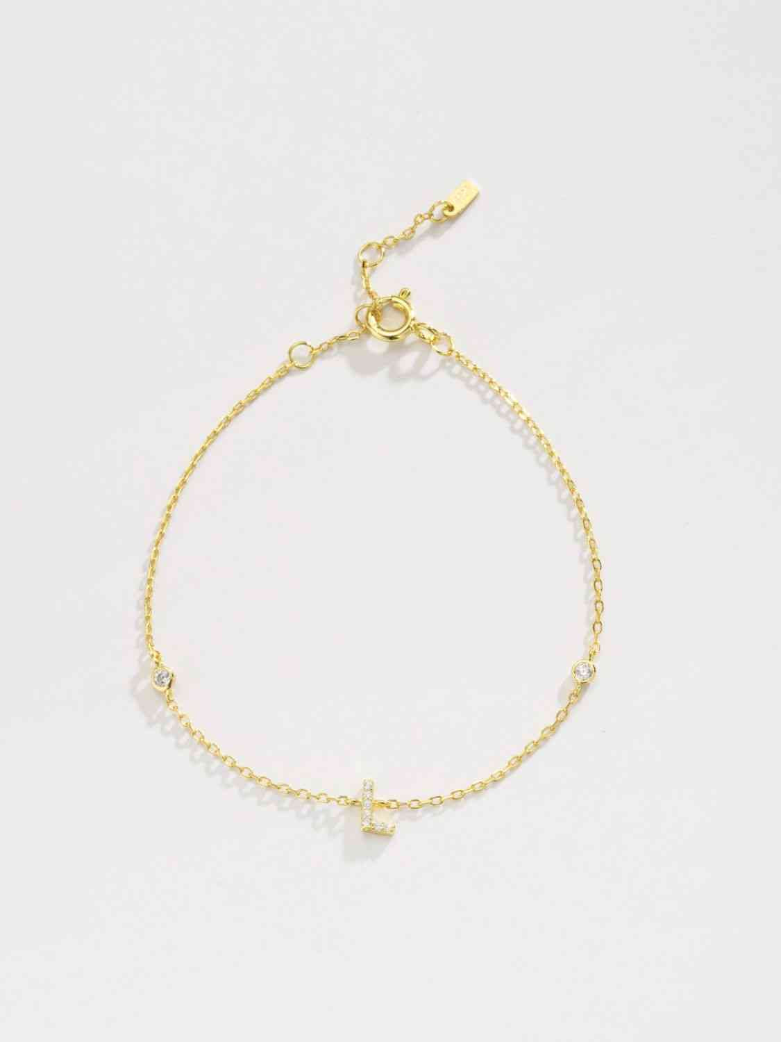 L To P Sterling Silver Bracelet