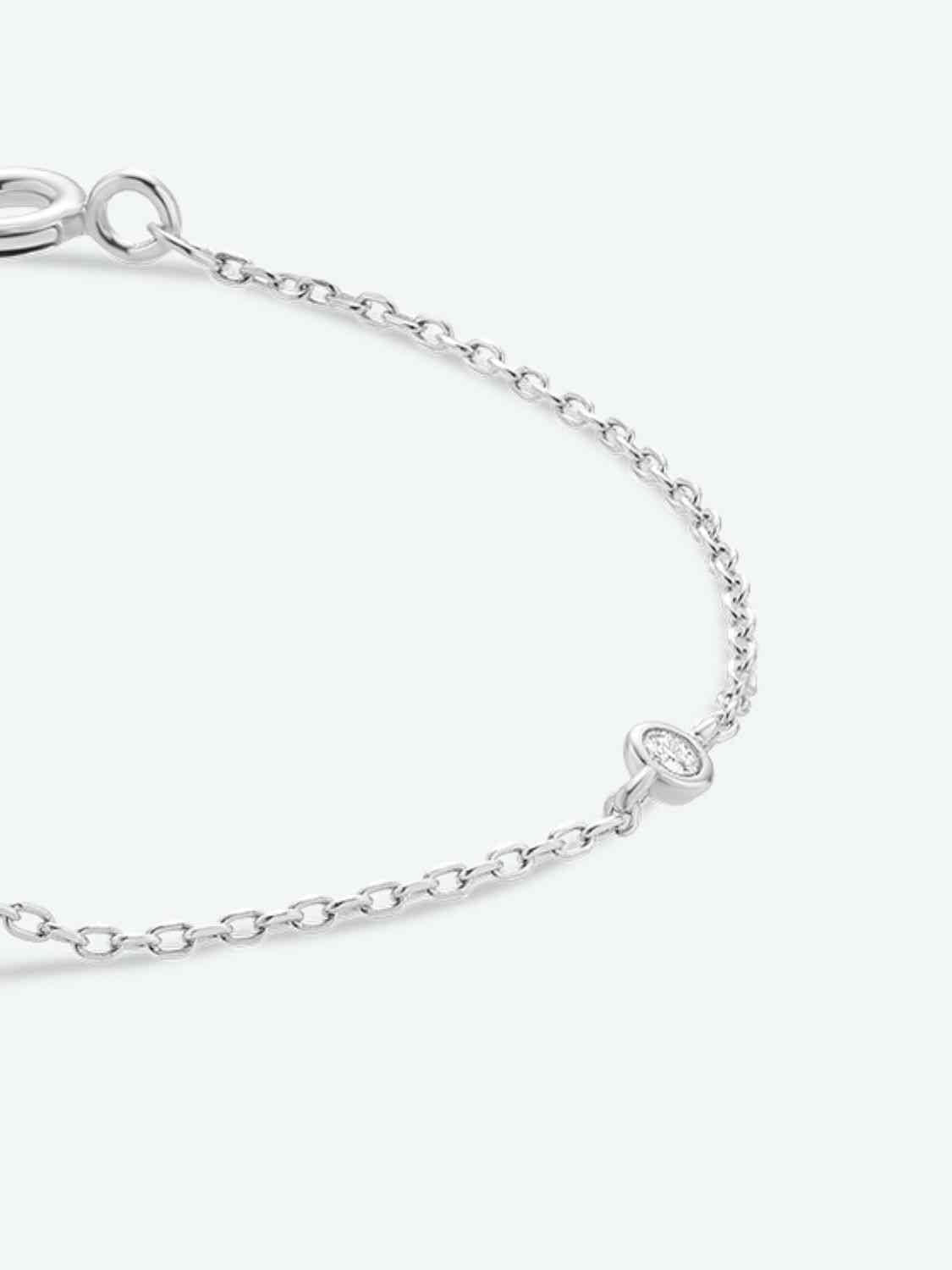 Q To U Sterling Silver Bracelet