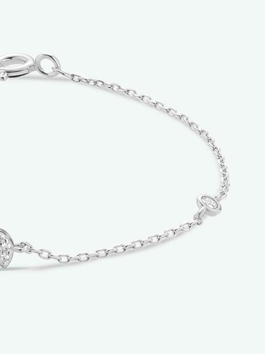 Q To U Sterling Silver Bracelet