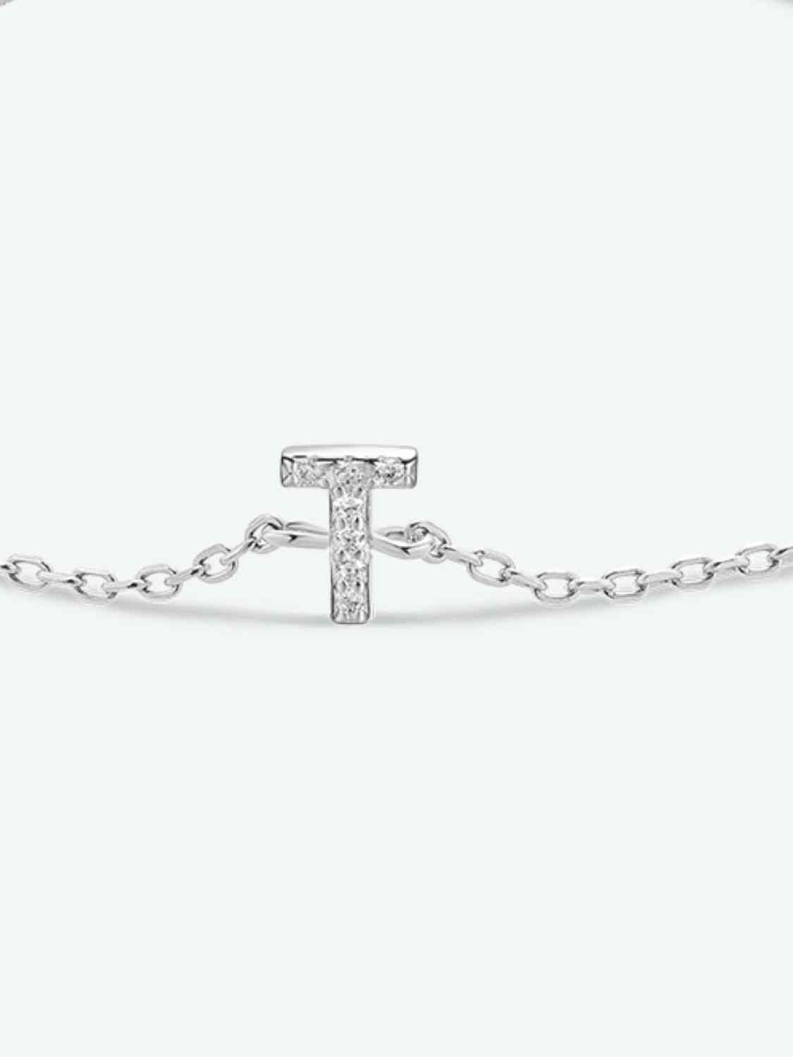 Q To U Sterling Silver Bracelet