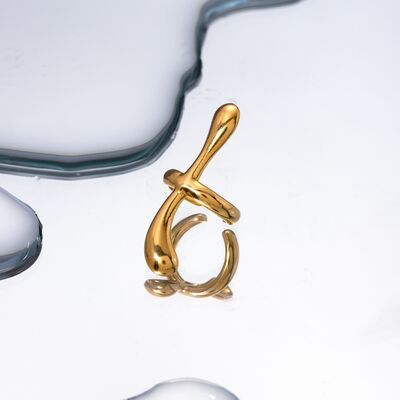 18K Gold-Plated Stainless Steel Cuff Earring