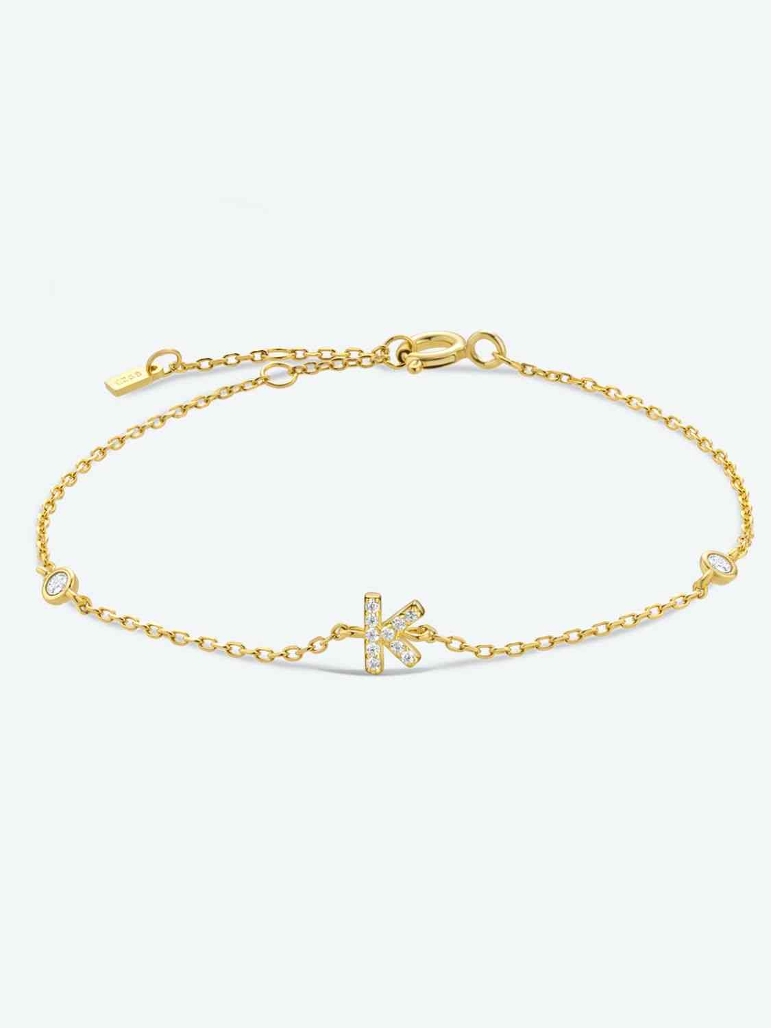 G To K Sterling Silver Bracelet