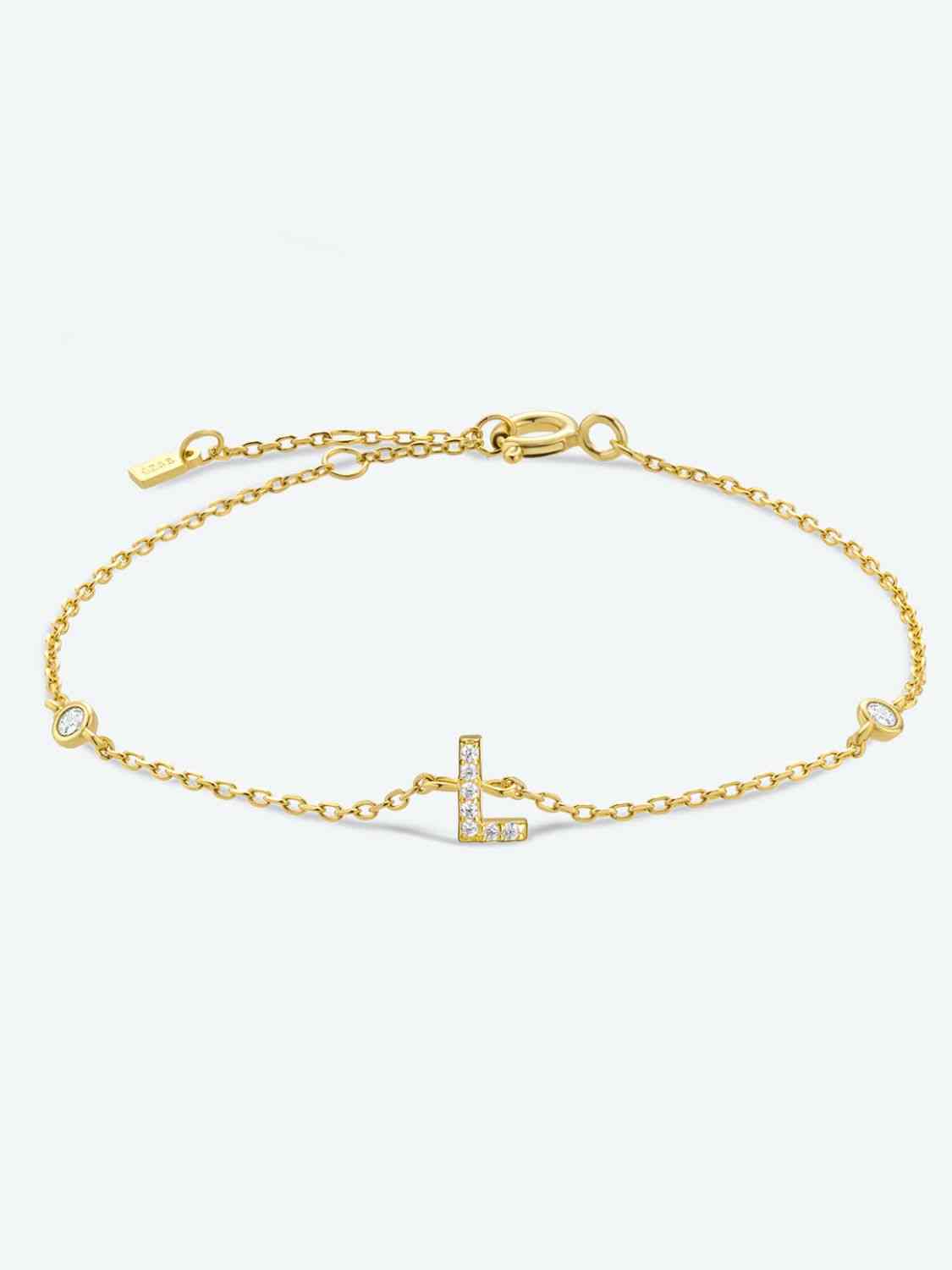L To P Sterling Silver Bracelet