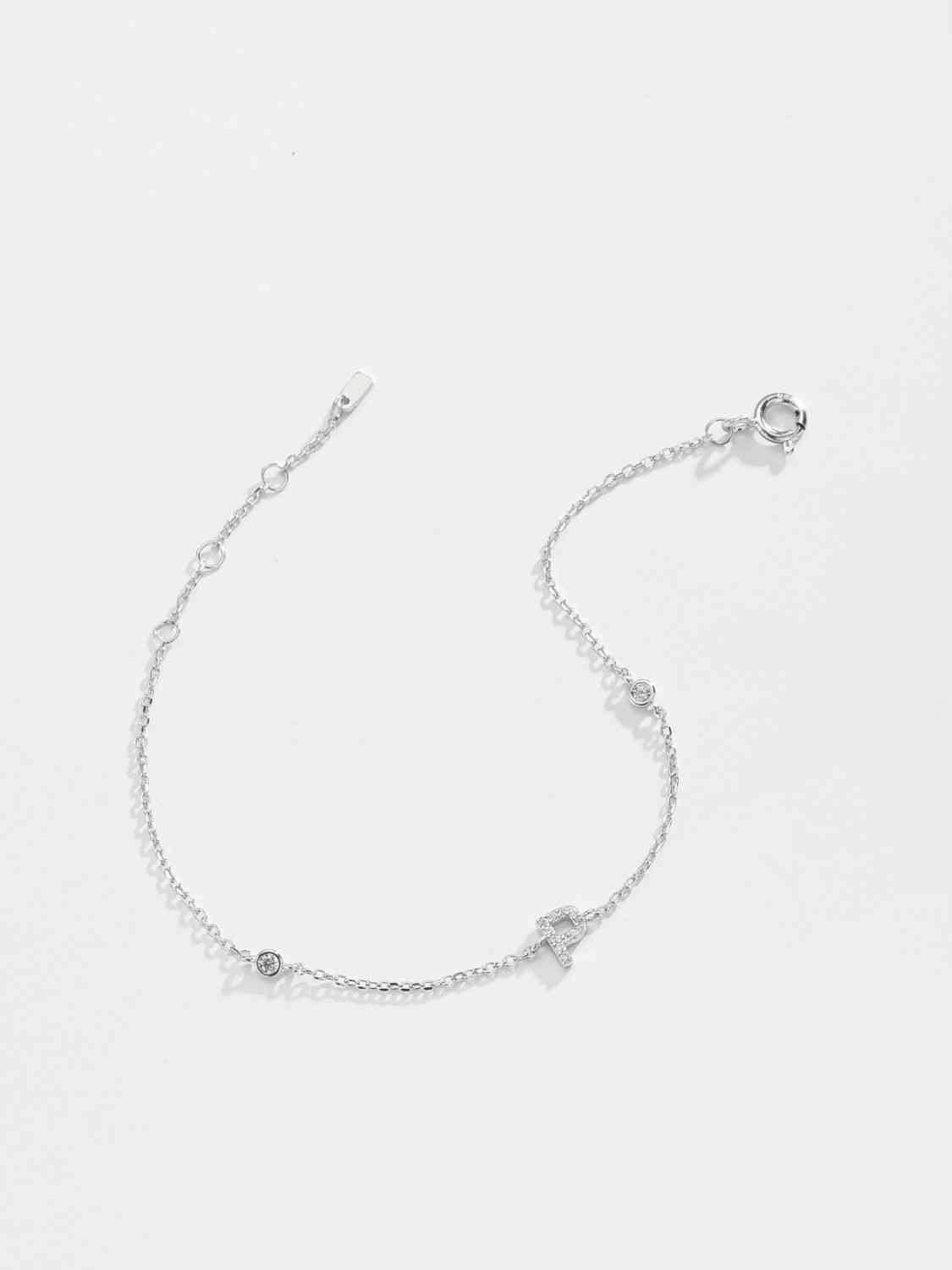 L To P Sterling Silver Bracelet