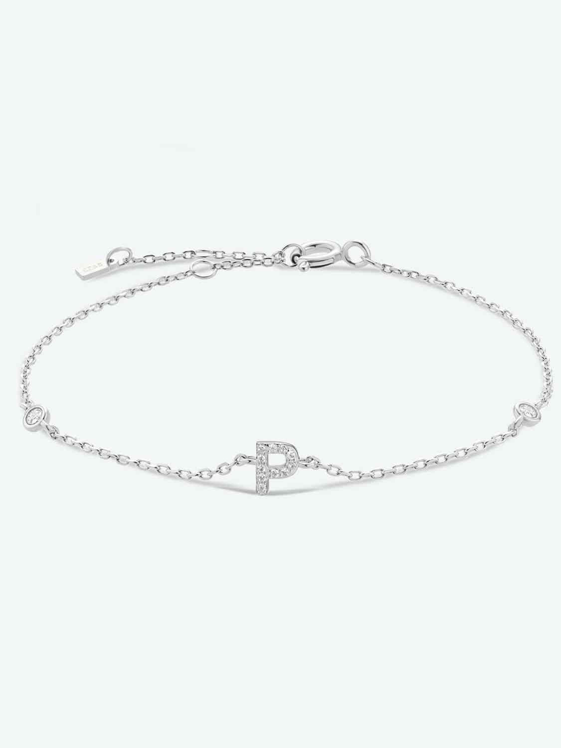 L To P Sterling Silver Bracelet