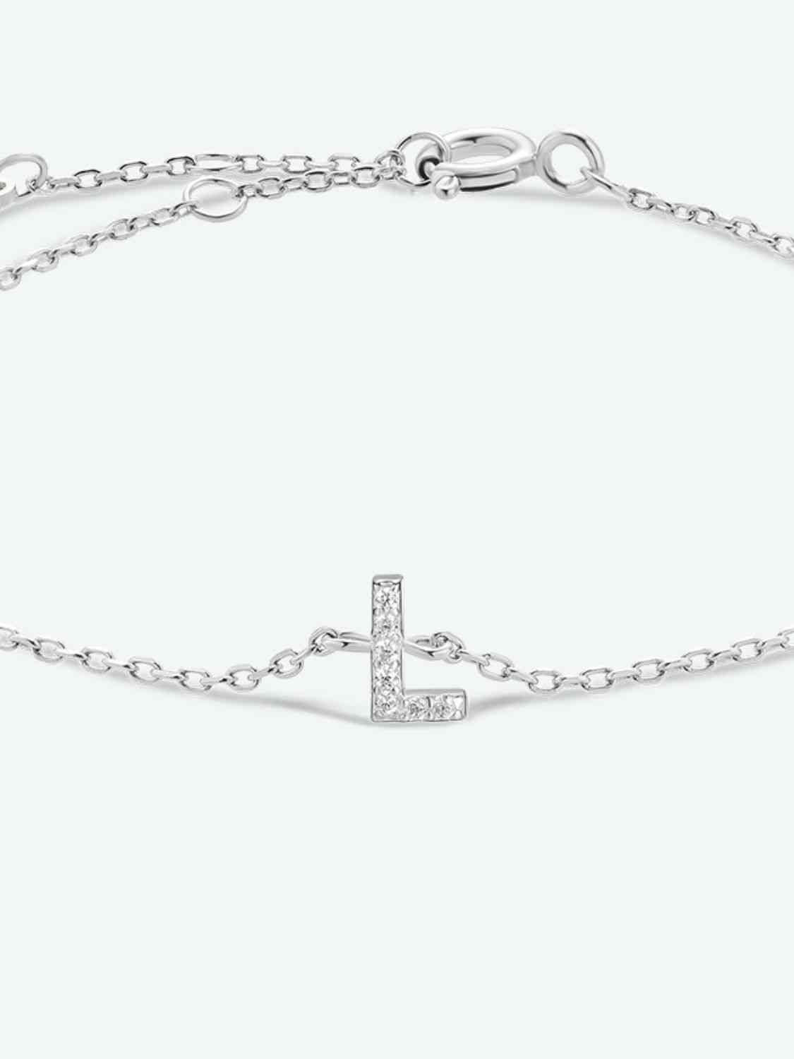 L To P Sterling Silver Bracelet