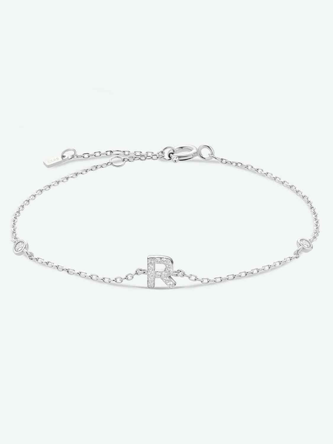 Q To U Sterling Silver Bracelet