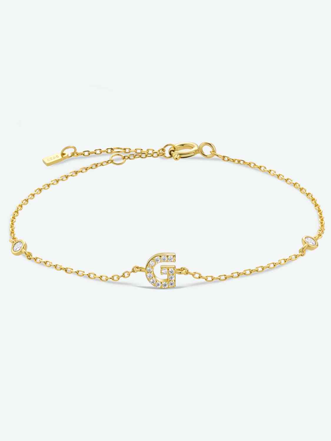 G To K Sterling Silver Bracelet
