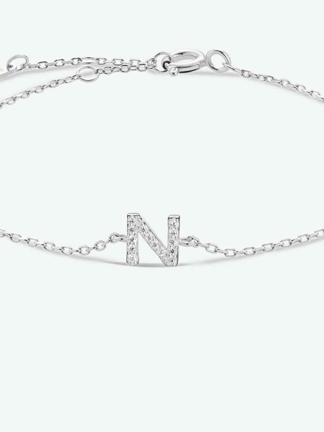 L To P Sterling Silver Bracelet