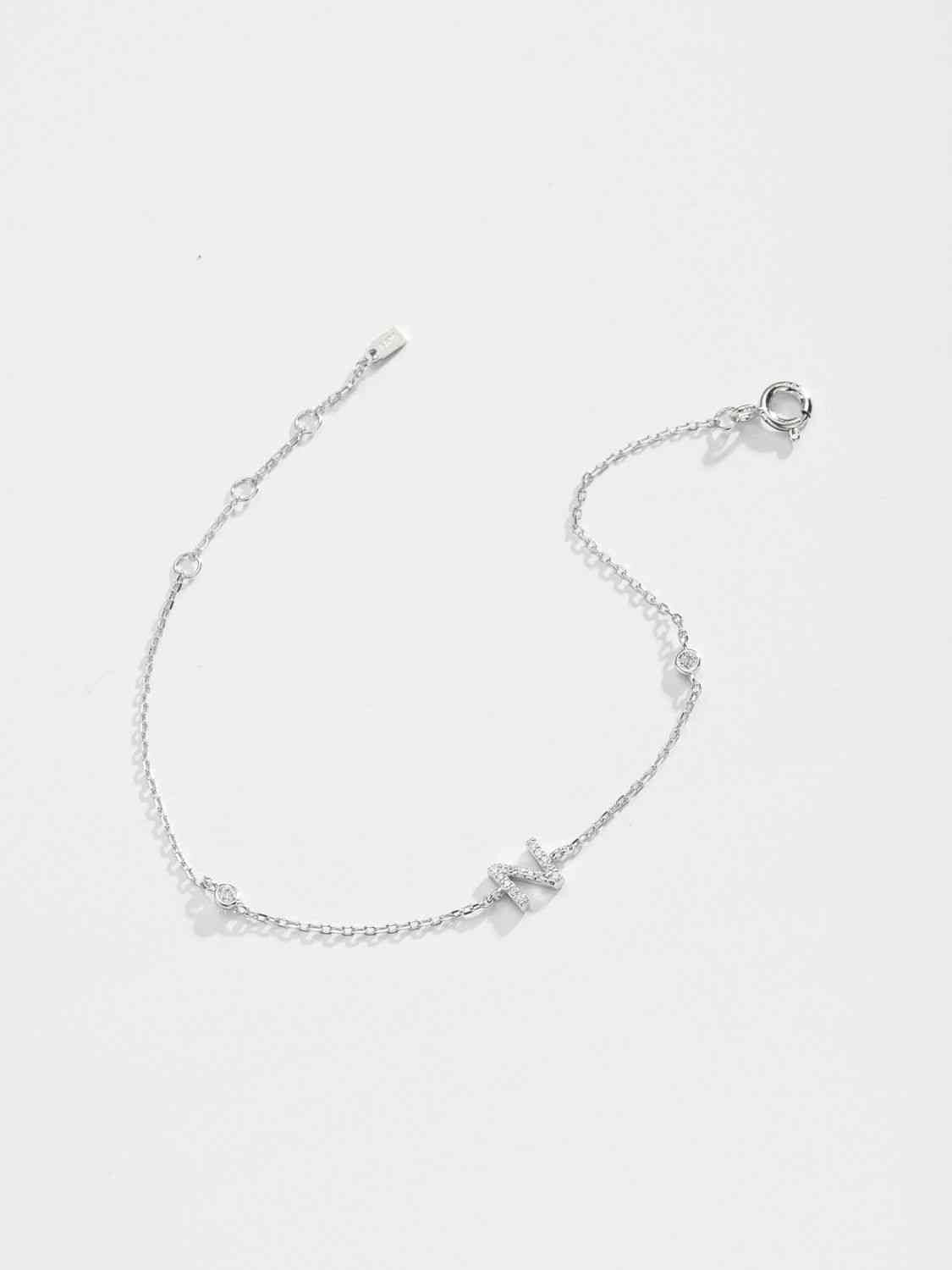 L To P Sterling Silver Bracelet