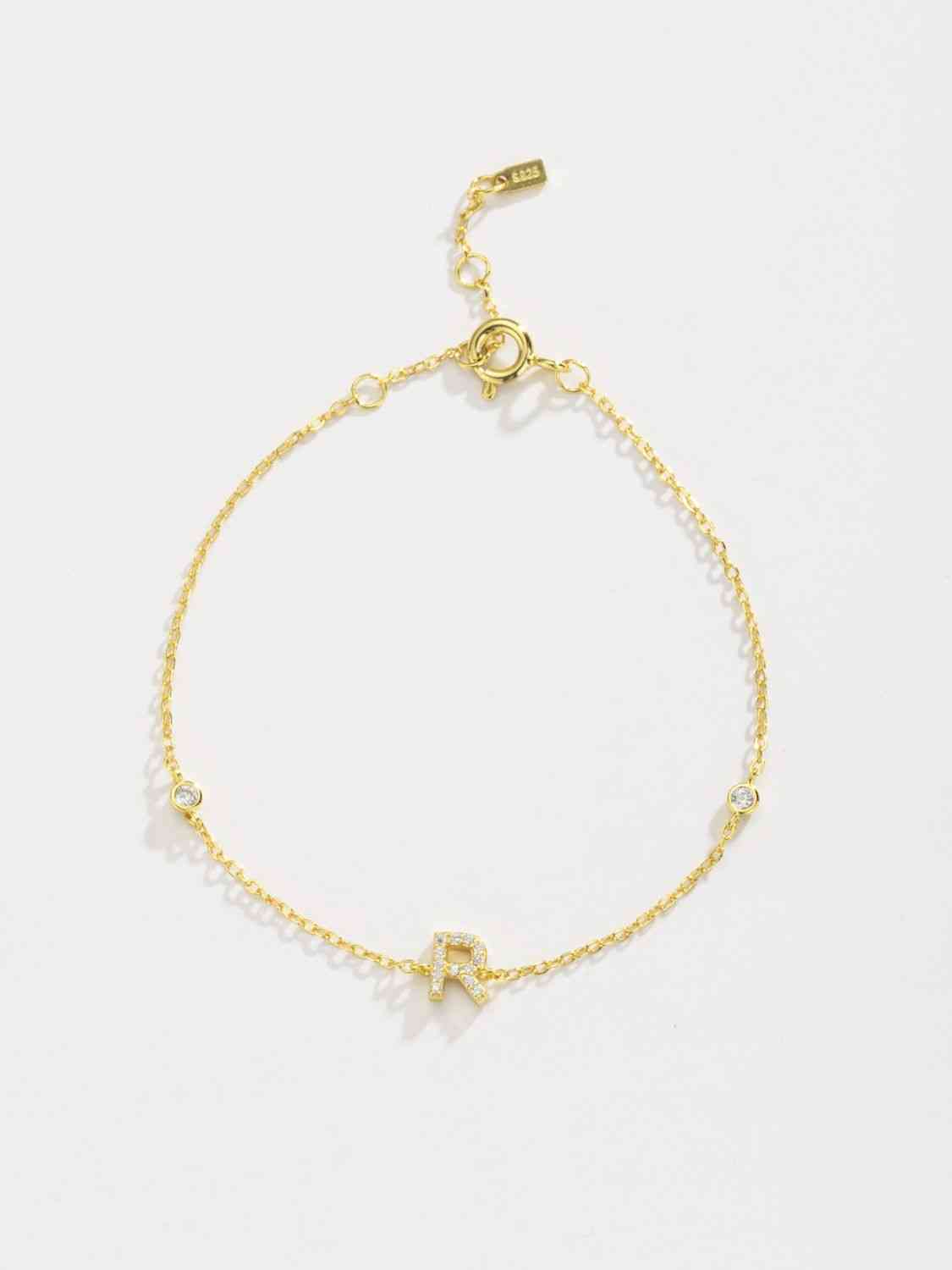 Q To U Sterling Silver Bracelet