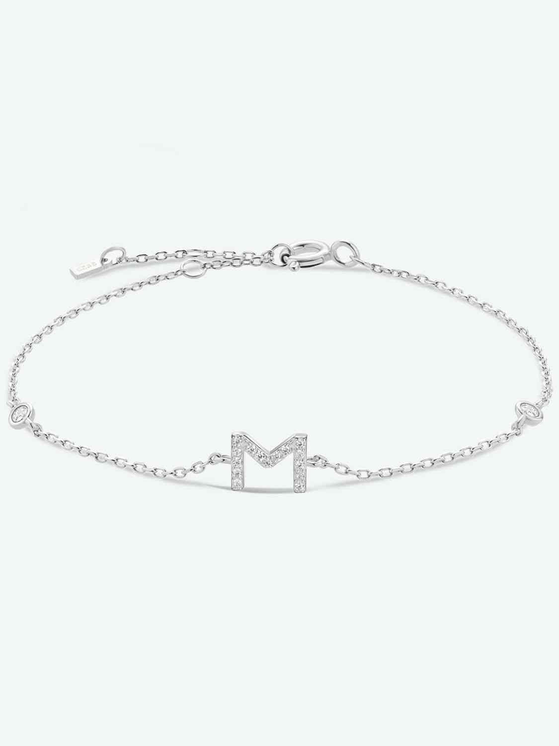 L To P Sterling Silver Bracelet