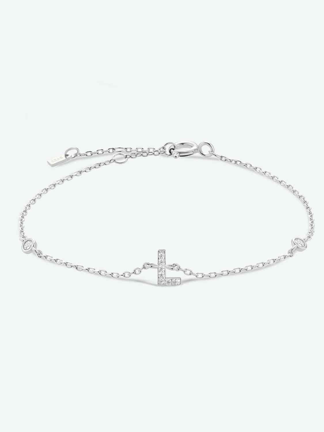 L To P Sterling Silver Bracelet