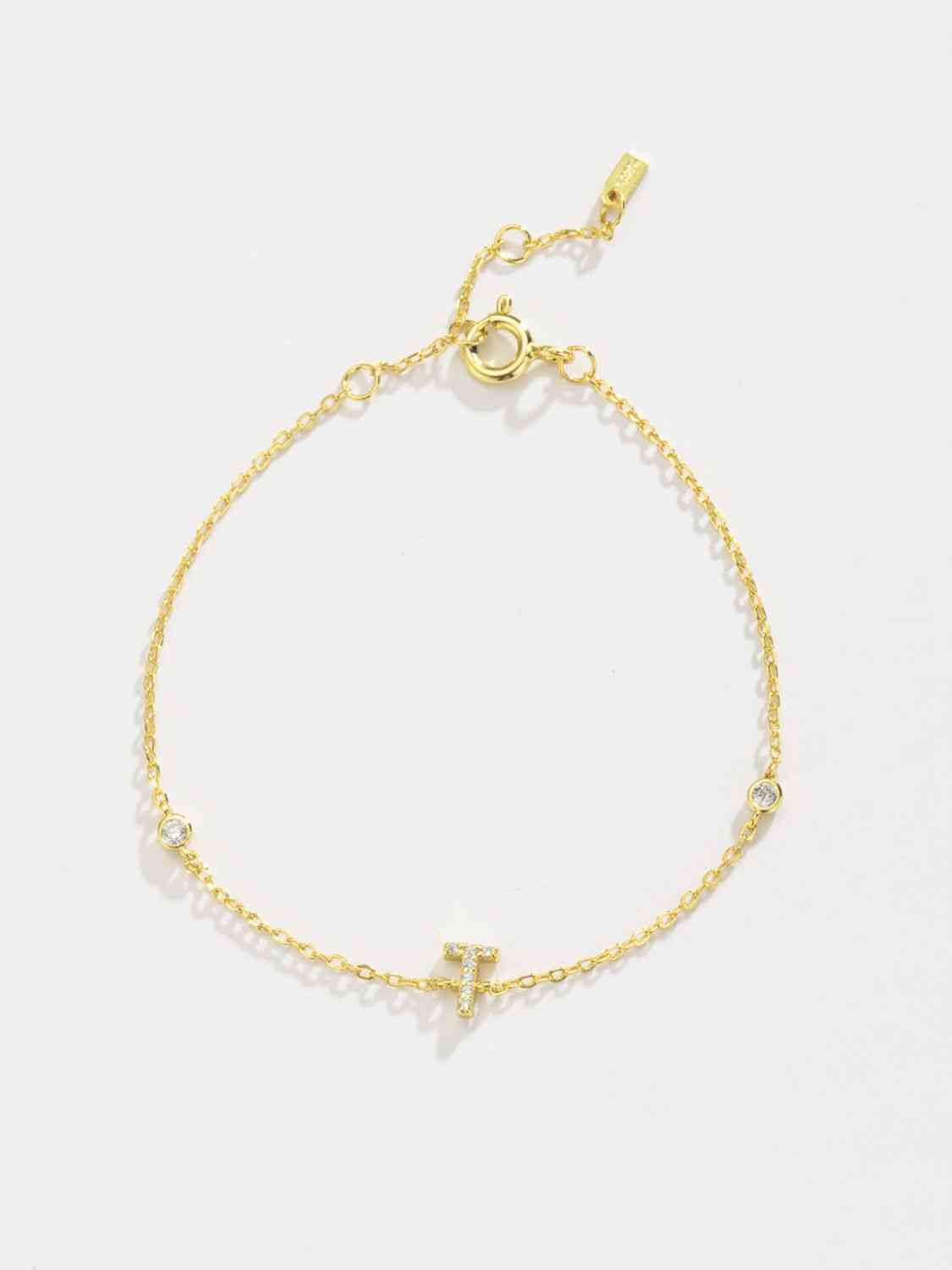 Q To U Sterling Silver Bracelet
